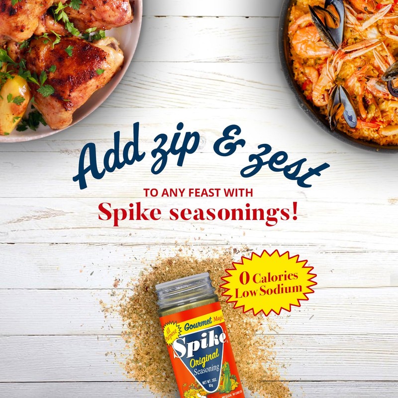 Spike Original All-Purpose Seasoning Salt, Herb, Veggie & Spice Blend