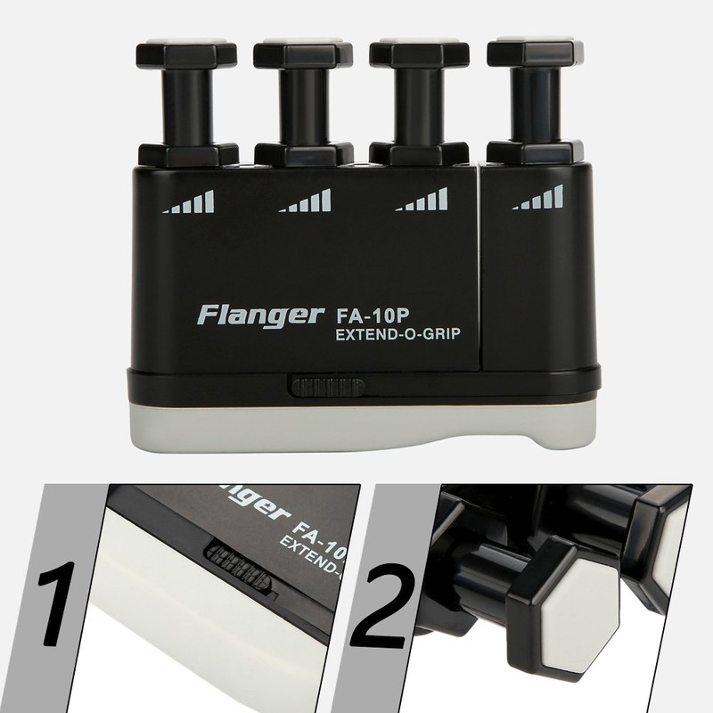 Alomejor Guitar Hand Finger Trainer Portable Tension Adjustable Finger Wrist