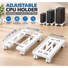Adjustable PC Tower Stand for Under Desk Use – Ventilated