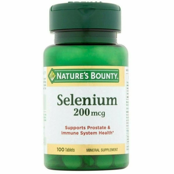 Nature's Bounty Selenium 200mcg Prostate & Immune Health Support 100