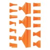 Loc-Line 16 Pack Loc-Line 41490 Round Coolant Hose Nozzles: 1/4" Nozzle Diameter, Acetal