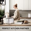 QSYZanZan Cutting Board Holder Stand(1-Pack),Cabinet cutting board organizer,Kitchen Cabinet Organizer