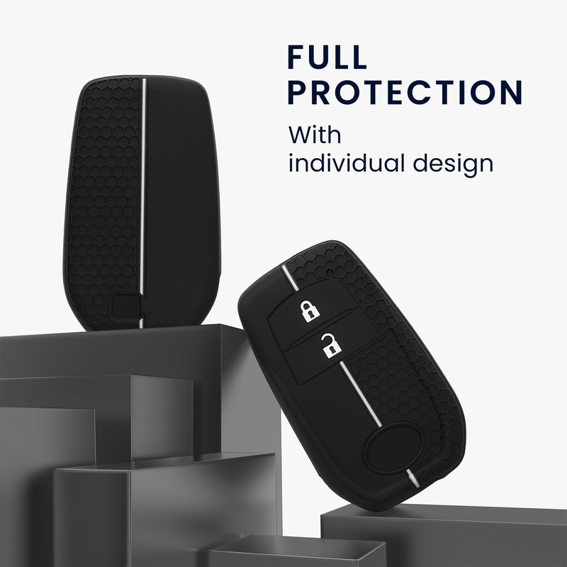 kwmobile Custodia Coprichiave Compatibile con Toyota 2/3 Button Aygo Yaris