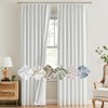 Kayne Studio White Pinch Pleated Blackout Curtains, Thermal Insulated Energy