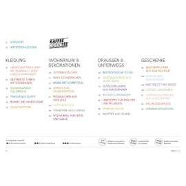 Neue Näh-Ideen aus Kaffee oder Tee: Geschenke, Dekorationen, Kleidung und Upcyclingideen einfach selbst genäht. Mit Schnittmusterbogen