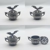2 Pack Mini Cone Incense Holder MetalBat-Shaped Incense Burner for