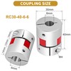 Shaft Coupling 6 mm to 6 mm Waves Flexible Coupler
