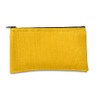 14 oz Yellow Canvas Zipper Bag - 10.5 x 5.5