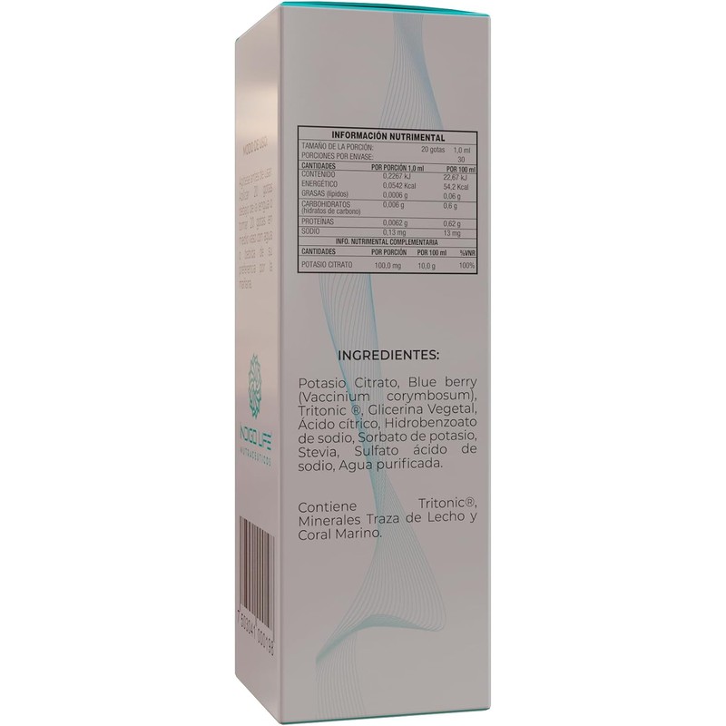 Citrato de Potasio sublingual 30 ml Indigo Life Nutráceuticos