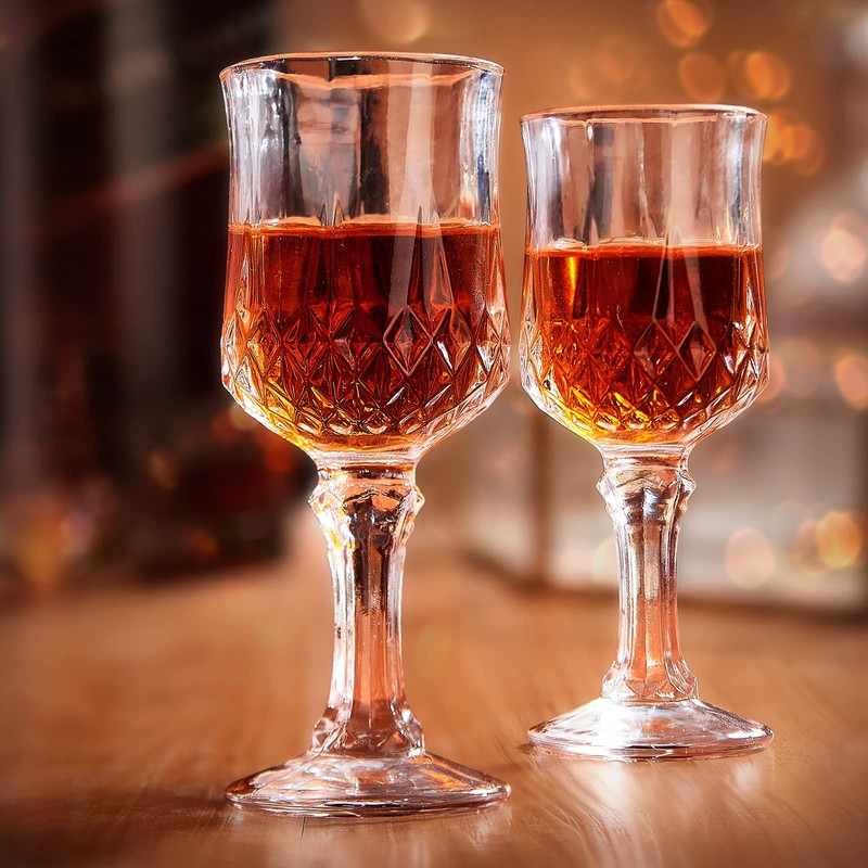Soopiiso Cordial Glasses,1.7oz/50ml,Shot Glasses Set of 12,shot glasses with stem/tequila