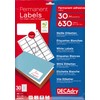 APLI Decadry Pack of 630 Multi-Purpose Labels 63.5 x 38.1