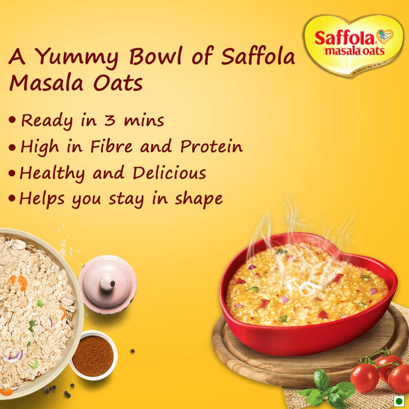 Saffola Masala Oats Veggie Twist 1 Kg