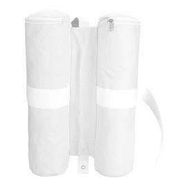 Alomejor Tent Weight Bags Canopy Tent Feet Leg Weight bag Oxford Sand Bag Weights for Pop up Canopy Tent Weighted Feet Bag Sand Bag (White)