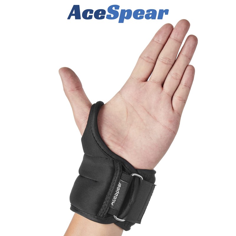 AceSpear Wrist Weights with Thumb Loops Lock for Men Women