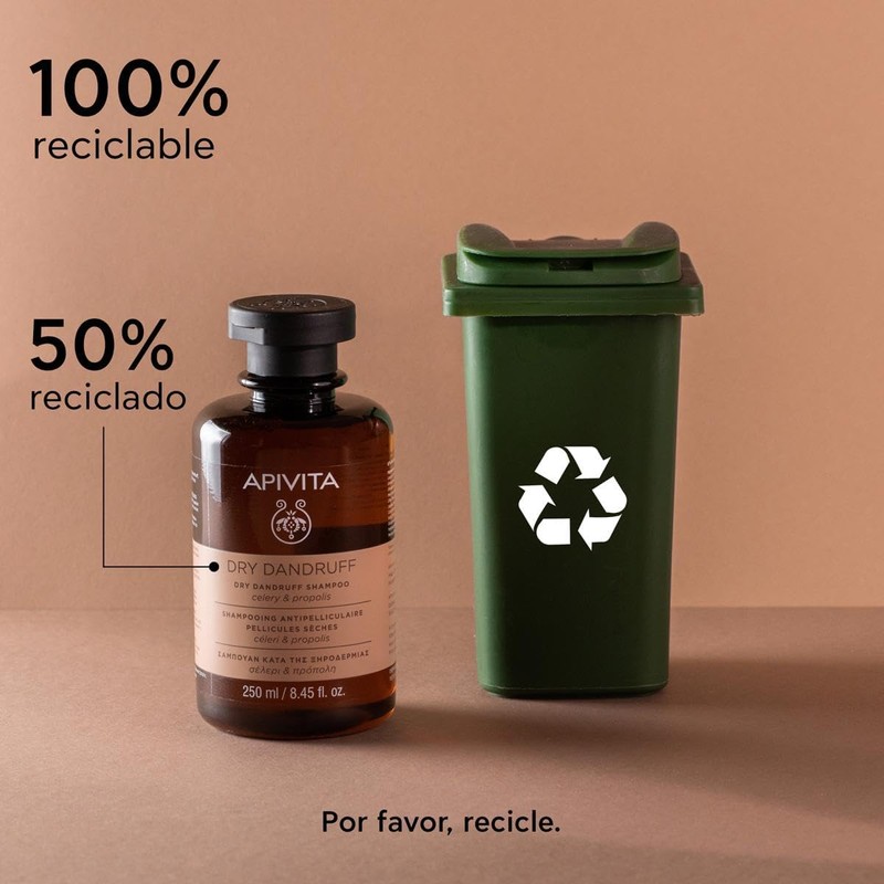 Apivita Shampoo Contra las Caspas Secas 250ML