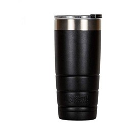 BISON COOLERS 22 oz Black Tumbler | Sweat Proof Design for Hot or Cold Beverages