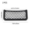 XINLRYUYING 2 Pack Car Storage Net Bags Universal Car Mesh