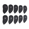 10PCS Golf Club Head Cover PU Leather Protective Abrasion Resistant