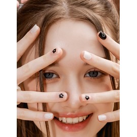 Reusable Nail Tip Smile Flower (Short Square) / 리유저블 네일팁 스마일 플라워(숏 스퀘어)