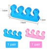 iLamvie iLamvie 4pcs Toe Separator,Pedicure Toe Separators,Toe Separators For Nail