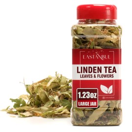 Eastanbul Linden Tea, 1.23oz, Linden Flower Loose Leaf Tea, AKA Te De Tilo, Te De Tila, Ihlamur, 100% Pure, Natural, Vegan, Non GMO, Caffeine Free