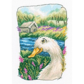 RTO Cross-stitch Kit Grandmothers old garden C341