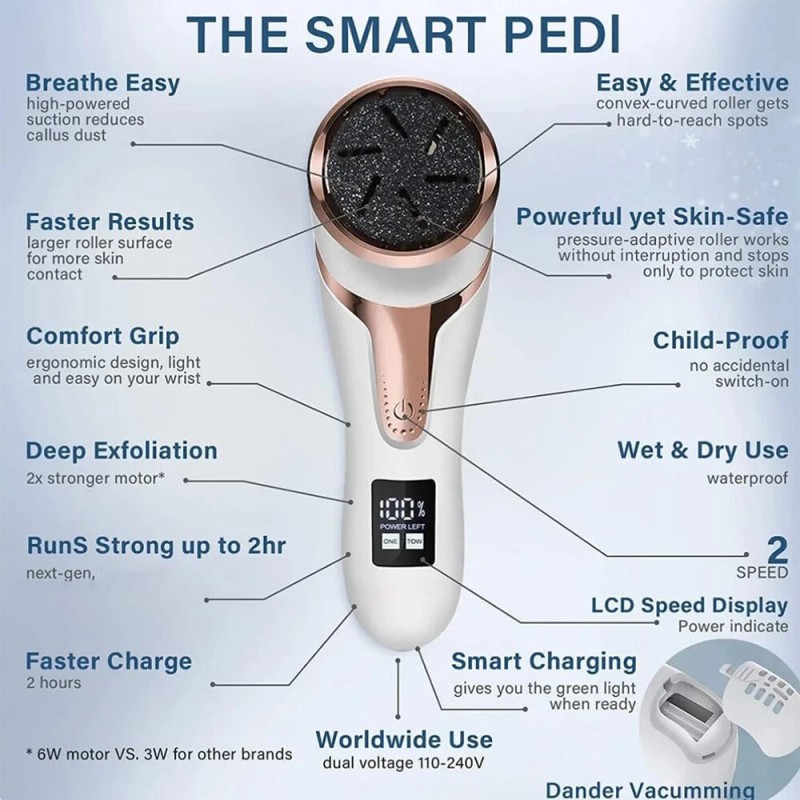 17 in 1 Pro Electric Foot Grinder File Callus Dead