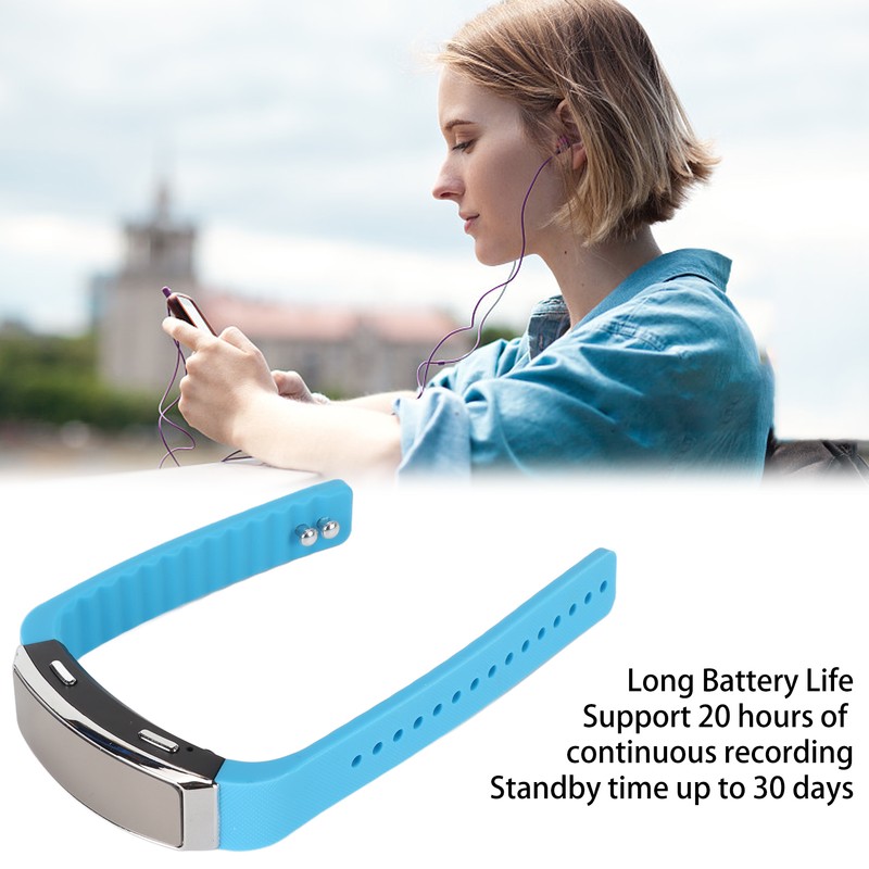Recorder Watch HD Noise Reduction Voice Activated Music Player Sound