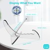 Boloyo "X Shape Acrylic Bowl Display Stand, 3.5 Inch 2PC