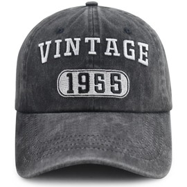 70th Birthday Gifts for Women Men, Vintage 1955 70th Birthday Decorations Baseball Cap, Funny 70 Year Old Retirement Gifts for Dad Mom Grandpa Grandma Black