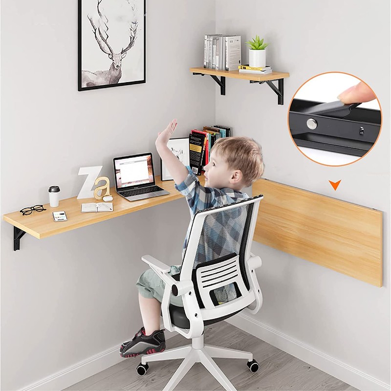 Susuba Shelf Bracket, L-Shaped Bracket, Foldable, Bracket, Wall Shelf, Folding