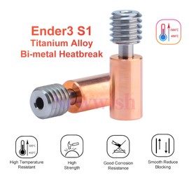 Newwish Sprite Extruder/Pro Heater Block Ender 3 S1 Hotend Upgrade Kit for Ender 3 S1/Ender 3 S1 Pro/S1 Plus/CR-10 Smart Pro/Sermoon V1 Hotend,Bi-Metal Heatbreak,MK8 Hardened Steel Nozzle 0.4mm,300℃