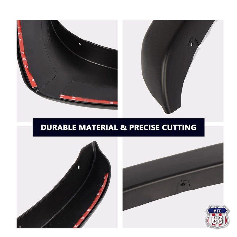 PIT66 Fender Flares, Compatible With 1999-2006 Chevy Silverado GMC Sierra/2000-2006
