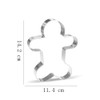 Giant Christmas Cookie Cutter Set - 5 Piece - Stainless