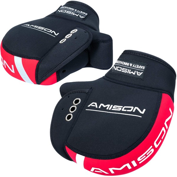 Amison Motorcycle Steering Wheel Cover Neoprene Thermal Waterproof Windproof Steering