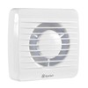 Xpelair VX100T Square Extractor Fan with Timer for Bathroom WC