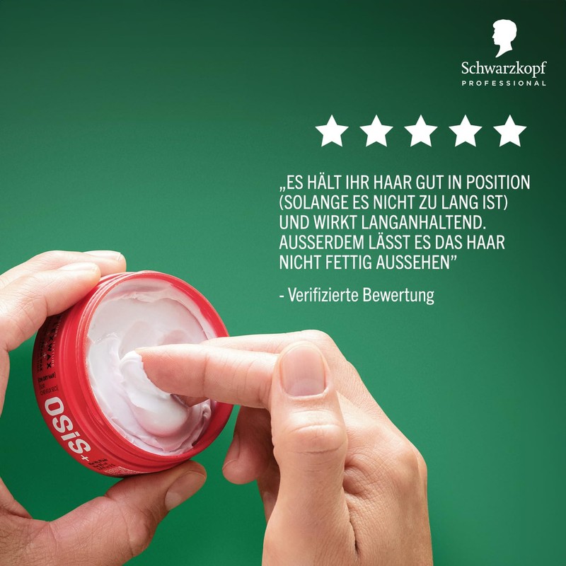 Schwarzkopf Professional OSiS Flexwax Hair Styling Wax Malleable Cream Hair