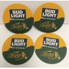 NDSU Bison Bud Light Paper Bar Coasters Dorm Man Cave