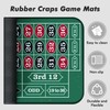 iEsstros Casino Roulette Mat 70" x 35" Rubber Roulette Table