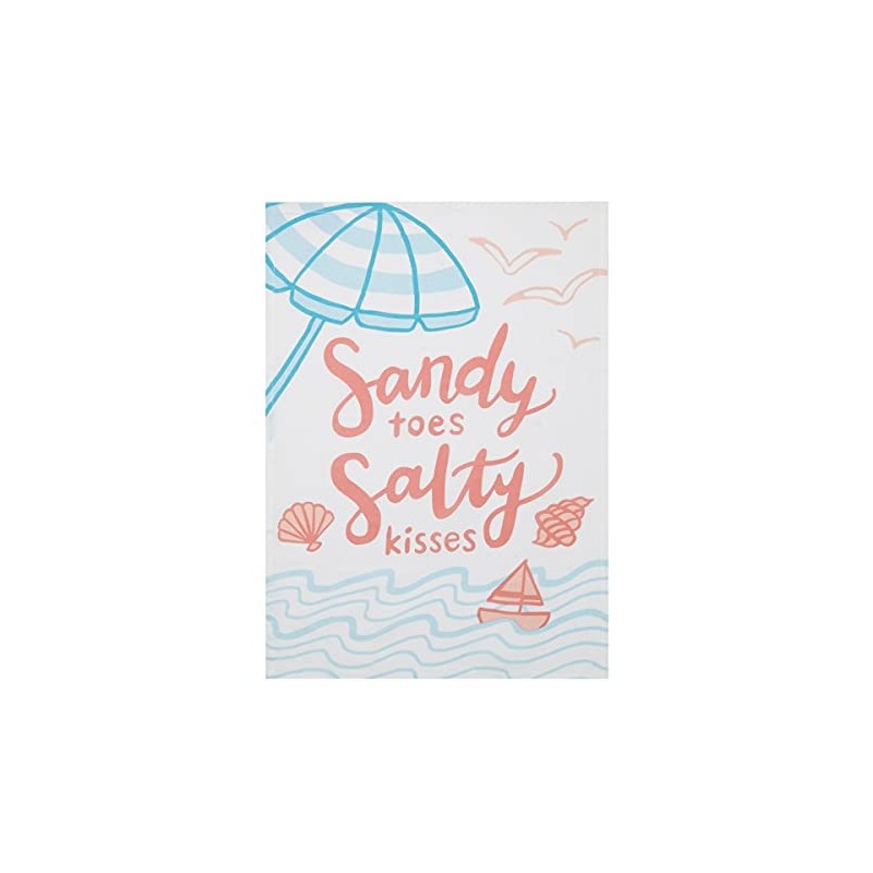 Peking Handicraft 04JES125WC Sandy Toes Salty Kisses Toalla de cocina,