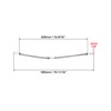 QWORK Hose, 1/8" x 20" 200 PSI Safety Whip Check