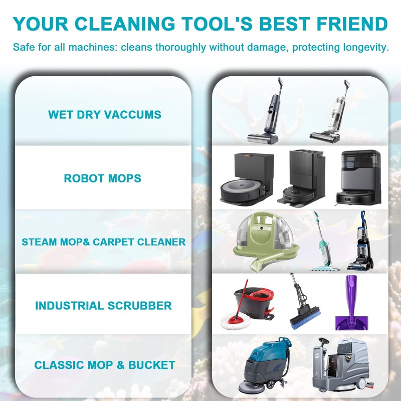200X Concentrated Floor Cleaning Solution for All Robot Vacuum and