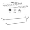 CIYODO 6pcs Pegboard Shelf Hooks Retail Store Peg Board Hook