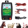 SROCHN Electric Fence Device with LCD Display, 10 km Range,