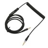 Coiled Headphone Cable Replacement Headset Sound Cord with Volume Key