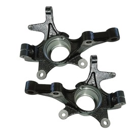 Forlevlaep Pair Front Driver Passenger Side Steering Knuckles Assembly for Kia Soul 2010-2011 697-981 697-980