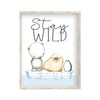 Stay Wild Watercolor Arctic Animals Nursery Unframed Print Cute Polar