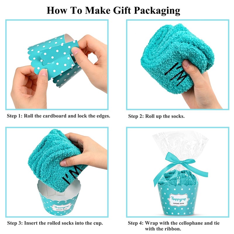HAPPYPOP 70th Birthday Gift Ideas for Women - Socks for