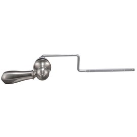 Plumb Pak Keeney PP836-71BNL Universal Fit Toilet Handle Tank Flush Lever, Decorative Faucet Style for Front, Side, or Angle Mount, Brushed Nickel