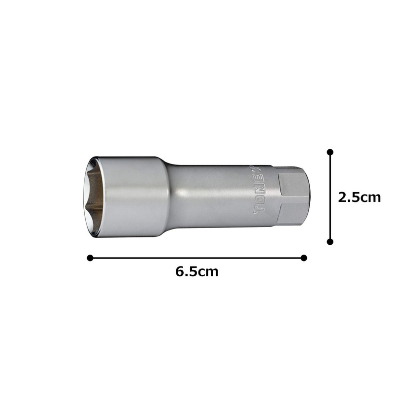 TONE Plug Socket (Hexagonal with Magnet) 3P-20.8S Drive Angle 0.3